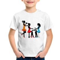 Camiseta Infantil Salão de Beleza Cabeleireira e Manicure - Foca na Moda