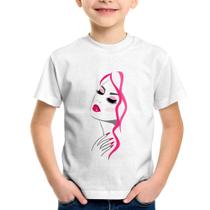 Camiseta Infantil Salão De Beleza Maquiagem - Foca na Moda