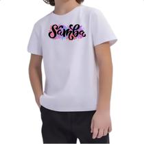 Camiseta Infantil Samba Splash Arte Camiseta Infantil Samba Splash Arte