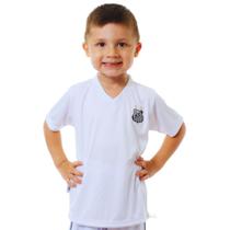 Camiseta Infantil Santos Branca Gola V Oficial Camiseta Infantil Santos Branca Gola V Oficial