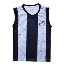 Camiseta Infantil Santos Regata Listrada Oficial