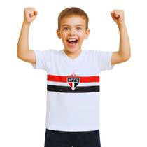 Camiseta Infantil São Paulo Branca Oficial