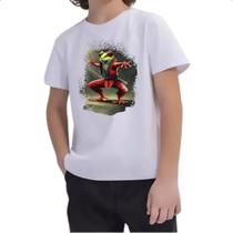 Camiseta Infantil Sapo Kung Fu