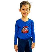 Camiseta Infantil Segunda Pela Proteção Solar Uv Super-Herói