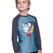 Camiseta Infantil Selene Estampada UV50 Modelagem Slim