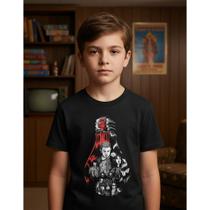 Camiseta Infantil Serie Stranger Things Edição Lâmpada Nova