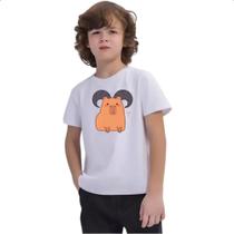 Camiseta Infantil Signo Capivara Aries