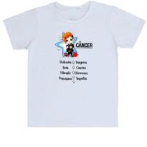 Camiseta Infantil Signo Cute Câncer