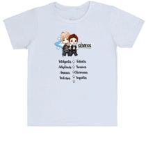 Camiseta Infantil Signo Cute Gêmeos