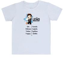 Camiseta Infantil Signo Cute Leão