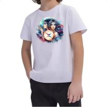 Camiseta Infantil Signo Diva de Gemeos Camiseta Infantil Signo Diva de Gemeos