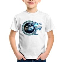 Camiseta Infantil Signo Libra Astrologia - Foca na Moda