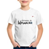 Camiseta Infantil Sistemas de Informação - Foca na Moda