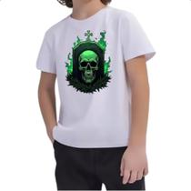 Camiseta Infantil Skull Lapide