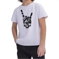 Camiseta Infantil Skull Shaka Surfista