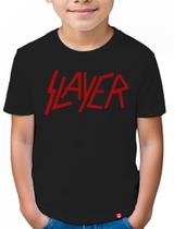 Camiseta Infantil Slayer Banda Metal Blusa Rock Camiseta Infantil Slayer Banda Metal Blusa Rock