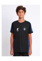 Camiseta Infantil Soccer Preta Banana Danger Camiseta Infantil Soccer Preta Banana Danger