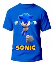 Camiseta Infantil Sonic Roblox Criança Desenho Personalizada Camiseta Infantil Sonic Roblox Criança Desenho Personalizada
