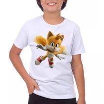 Camiseta Infantil Sonic Tails Modelo 5