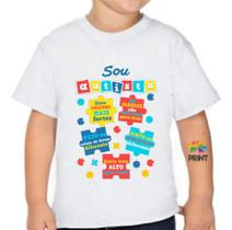 Camiseta Infantil Sou Autista Est.5.12 - Autismo Zlprint