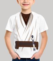 Camiseta Infantil Star Wars Obi Wan Busto Camiseta Infantil Star Wars Obi Wan Busto