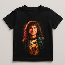 Camiseta Infantil Stranger Things Eddie Munson Premium