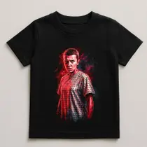 Camiseta Infantil Stranger Things Onze 100% Algodao Camiseta Infantil Stranger Things Onze 100% Algodao