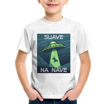 Camiseta Infantil Suave na nave - Foca na Moda