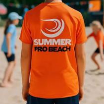 Camiseta Infantil Summer Pro Laranja - 8 / 12 anos Camiseta Infantil Summer Pro Laranja - 8 / 12 anos