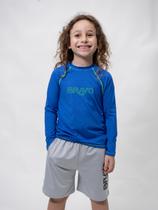 Camiseta Infantil Sunsafe Teen Manga Longa Royal Camiseta Infantil Sunsafe Teen Manga Longa Royal