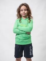 Camiseta Infantil Sunsafe Teen Manga Longa Verde Camiseta Infantil Sunsafe Teen Manga Longa Verde