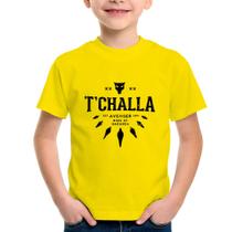 Camiseta Infantil T'Challa King of Wakanda - Foca na Moda