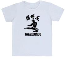 Camiseta Infantil Taekwondo Kick in the air