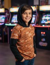 Camiseta Infantil Tamanho 03 Manga Longa Menino Rei Rex/Abrange