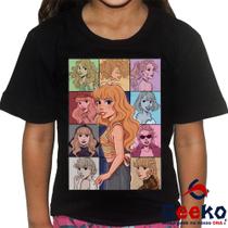 Camiseta Infantil Taylor Swift 100% Algodão Pop Geeko Camiseta Infantil Taylor Swift 100% Algodão Pop Geeko