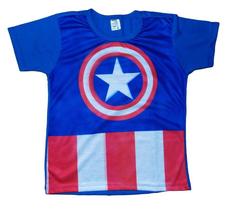 Camiseta Infantil temáticas Capitão América