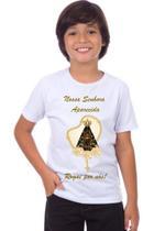 Camiseta Infantil Terço Nossa Senhora Aparecida