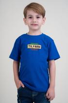 Camiseta Infantil Texas Farm - Cim033 - Do 2 Ao 8 - Azul Royal