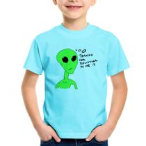 Camiseta Infantil Thank's For Believing In Me Alien - Foca na Moda