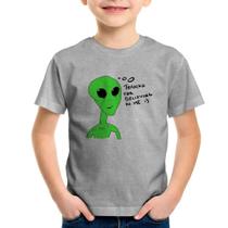 Camiseta Infantil Thank's For Believing In Me Alien - Foca na Moda