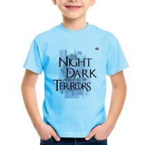 Camiseta Infantil The night is dark and full of terrors - Foca na Moda