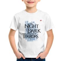 Camiseta Infantil The night is dark and full of terrors - Foca na Moda