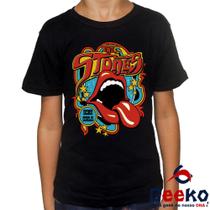 Camiseta Infantil The Rolling Stones 100% Algodão Some Girls Rock Geeko