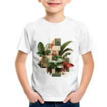 Camiseta Infantil Think Green - Foca na Moda