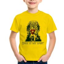 Camiseta Infantil This Is My Spot - Foca na Moda