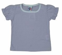 Camiseta Infantil Tip Top Com Babado