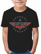 Camiseta Infantil Top Gun Maverick - King of Geek