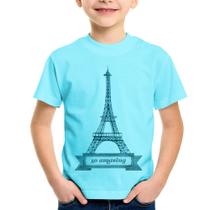 Camiseta Infantil Torre Eiffel Amazing - Foca na Moda