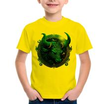 Camiseta Infantil Touro Sígno - Foca na Moda