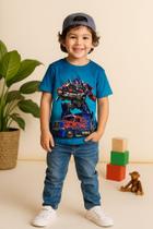 Camiseta Infantil Transformers azul Camiseta Infantil Transformers azul